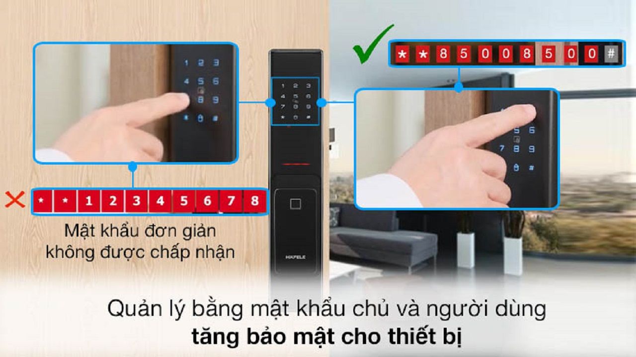 So sánh khóa điện tử Xiaomi và khóa điện tử ZKTeco