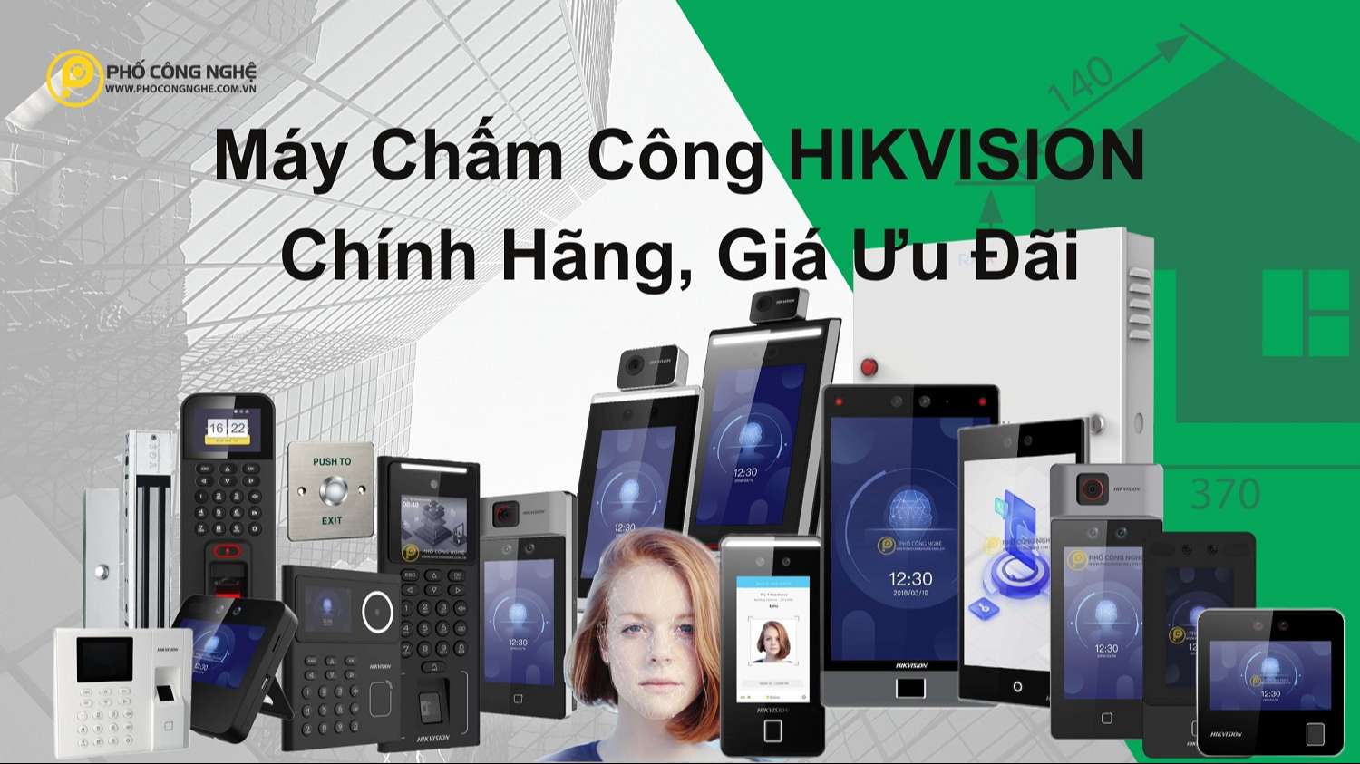 Máy chấm công Hikvision chính hãng, giá ưu đãi