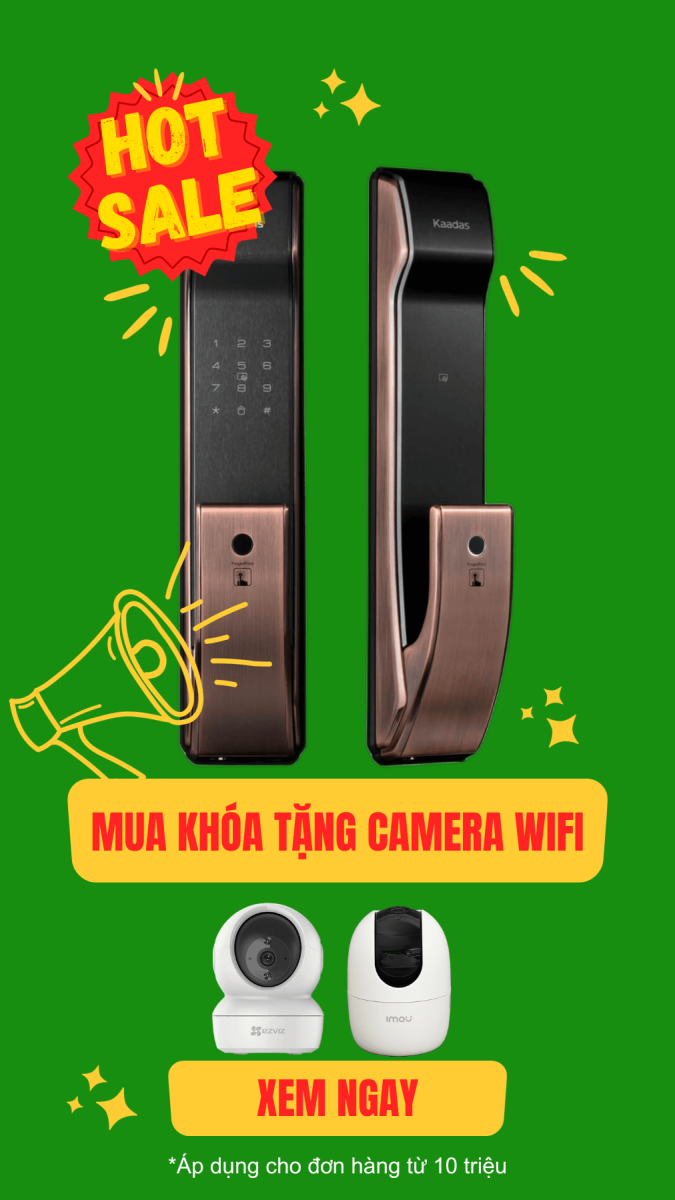 Chương trình mua khóa tặng camera wifi