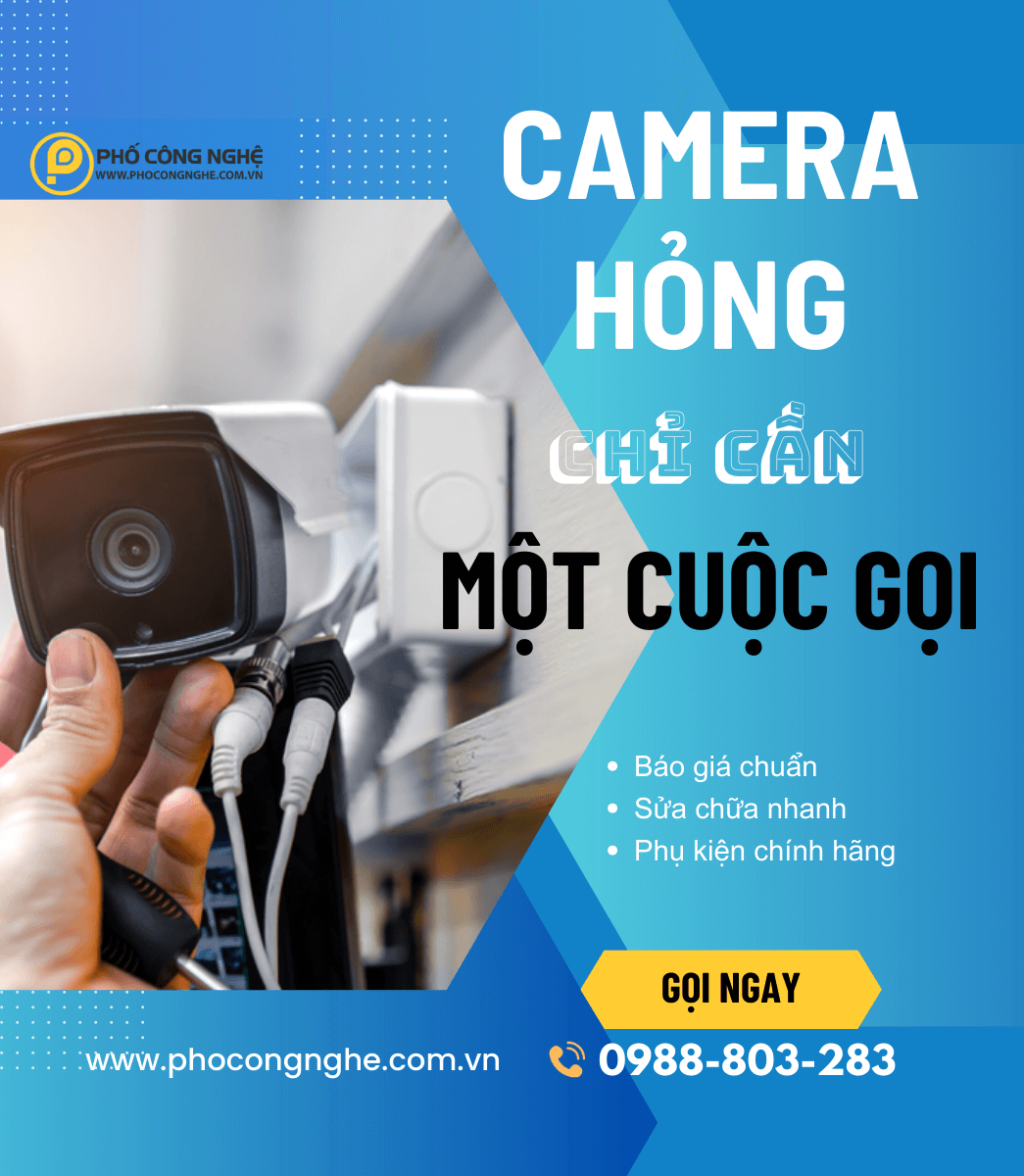 Dịch vụ sửa chữa camera