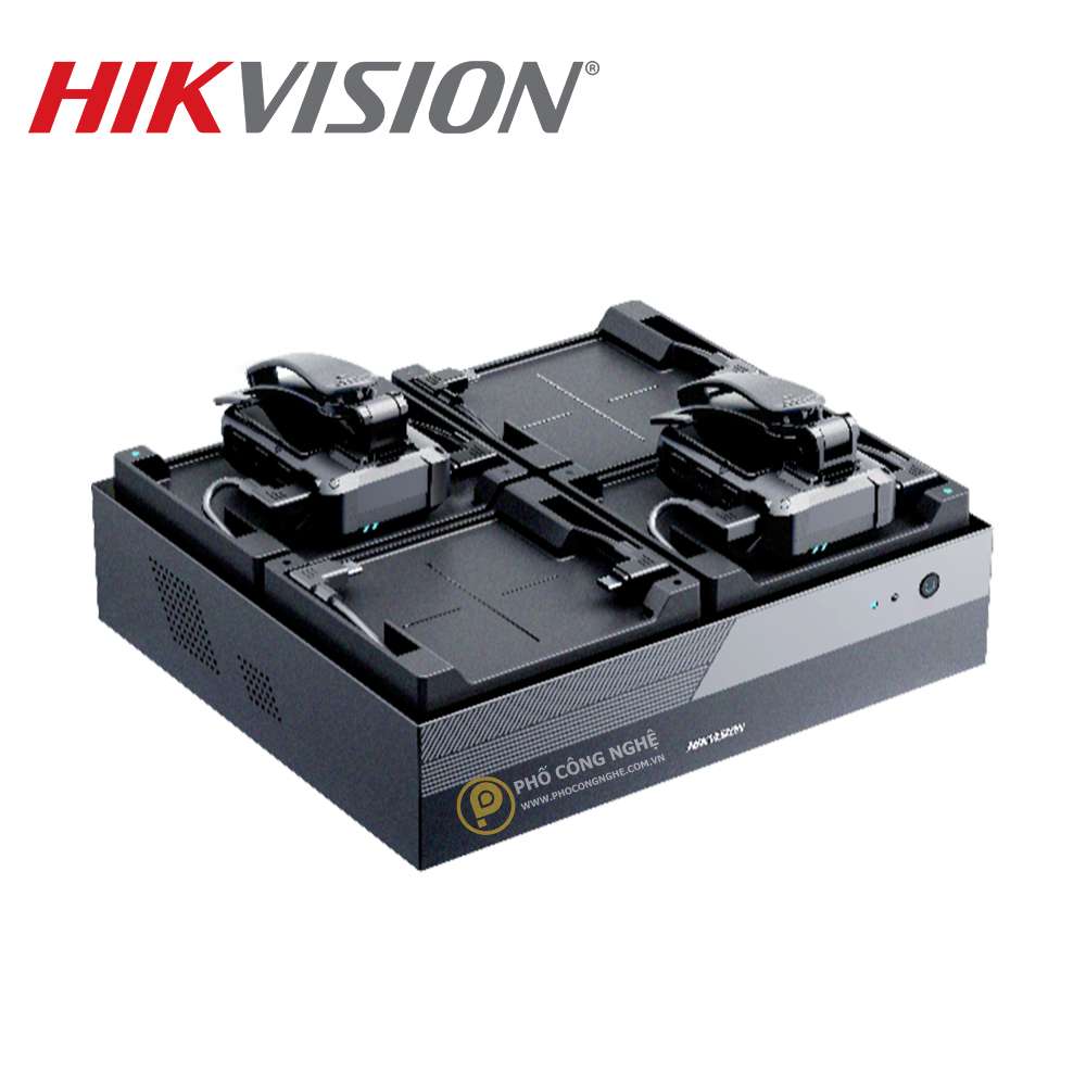 Trạm Dock Body camera 8 cổng Hikvision DS-MDS004