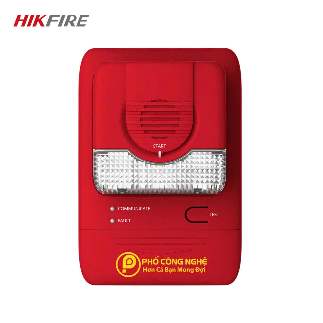 Còi đèn báo cháy Lora không dây Hikfire HK-SG-1124