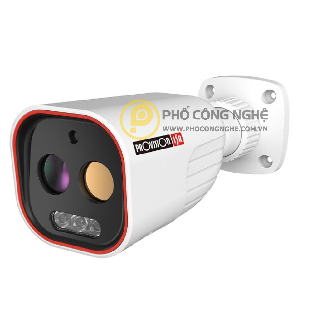 Camera IP ảnh nhiệt thân trụ 5MP Provision-ISR BMH-THERMAL-3