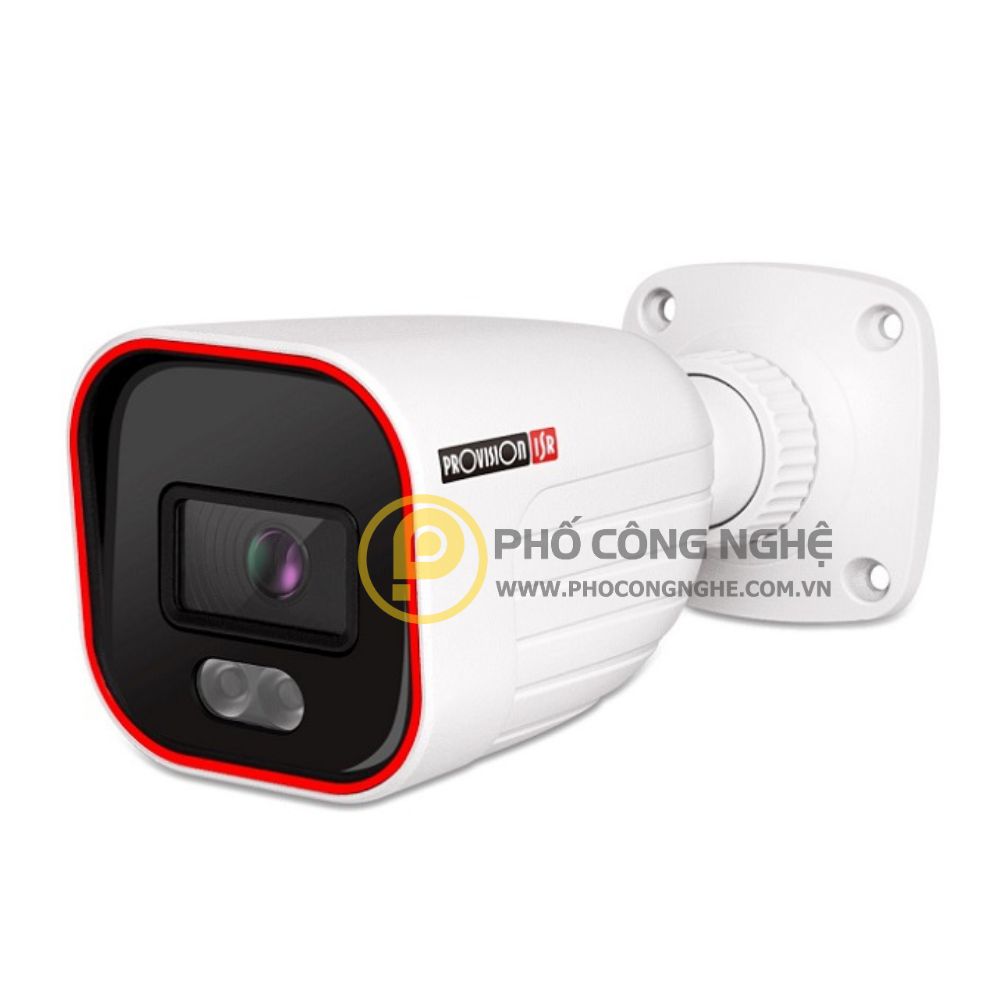 Camera IP thân trụ 2MP Full Color Provision-ISR BSV-320SRN-36