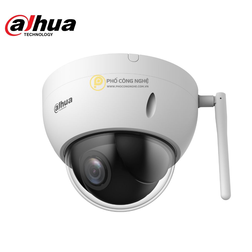 Camera IP bán cầu PTZ Wifi 4MP Dahua DH-SD22404DB-GNY-W