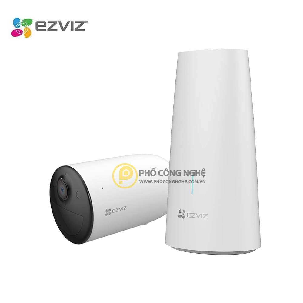 Bộ 1 camera wifi 3MP dùng pin ngoài trời Ezviz HB3-B1