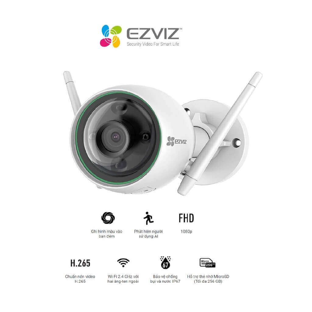 Camera wifi ngoài trời 2MP Ezviz C3W pro (CS-C3W-A0-3H2WFL)