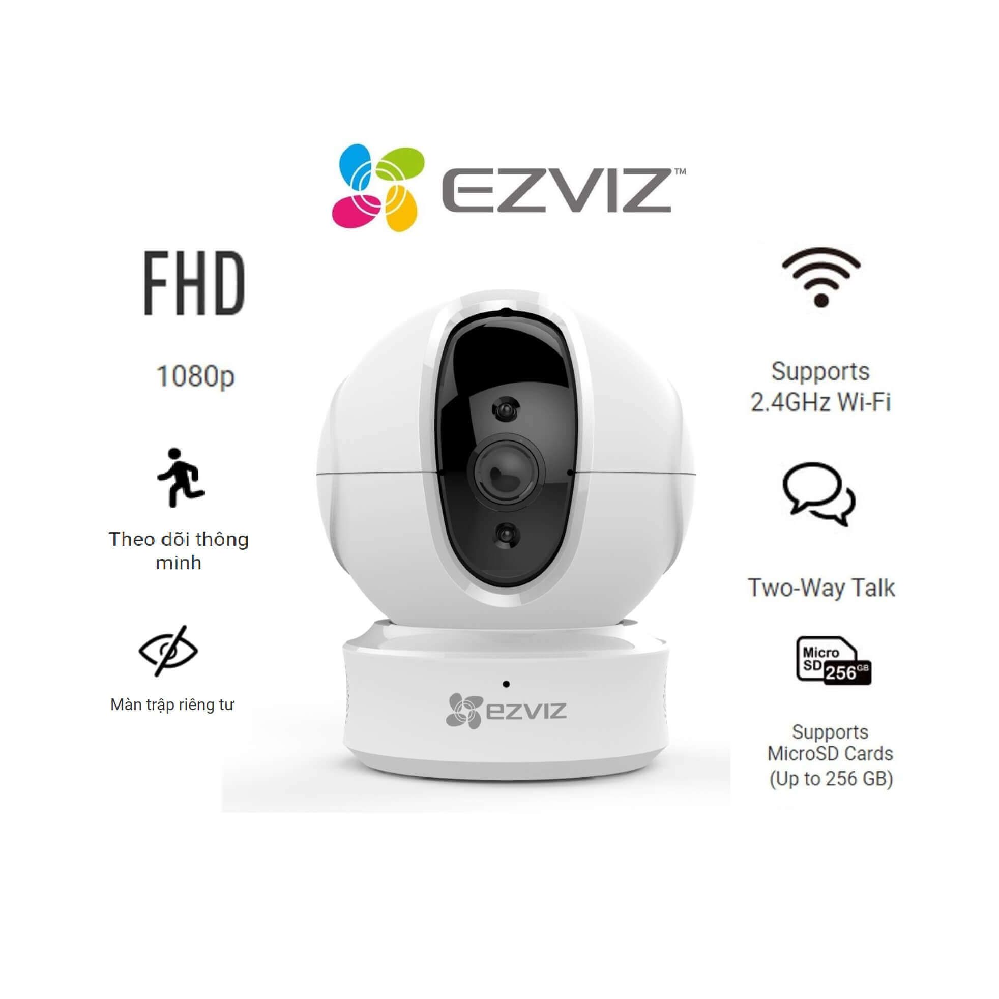 Camera wifi quay quét 2MP Ezviz C6CN (CS-C6CN-A0-3H2WF)