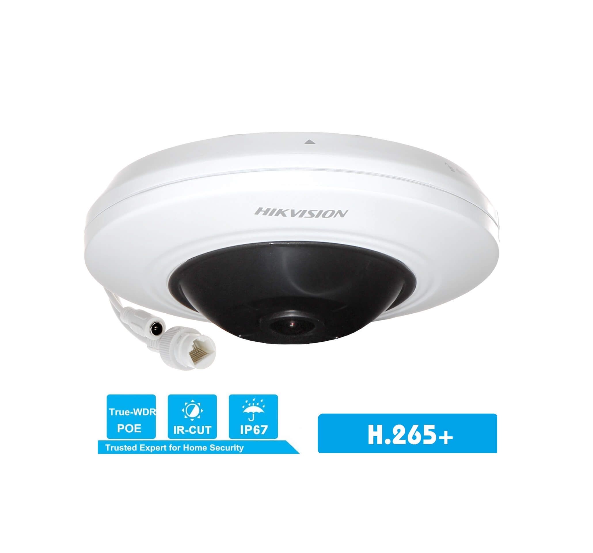 Camera IP Fisheye 5MP Hikvision DS-2CD2955FWD-I