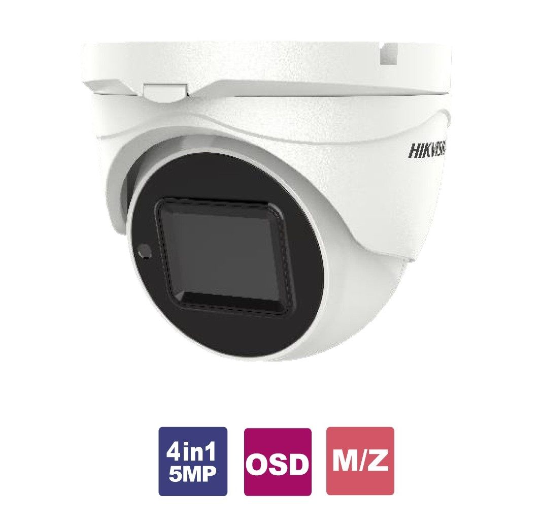 Camera HD-TVI 5MP HIKvision DS-2CE56H0T-IT3ZF bán cầu hồng ngoại 40M