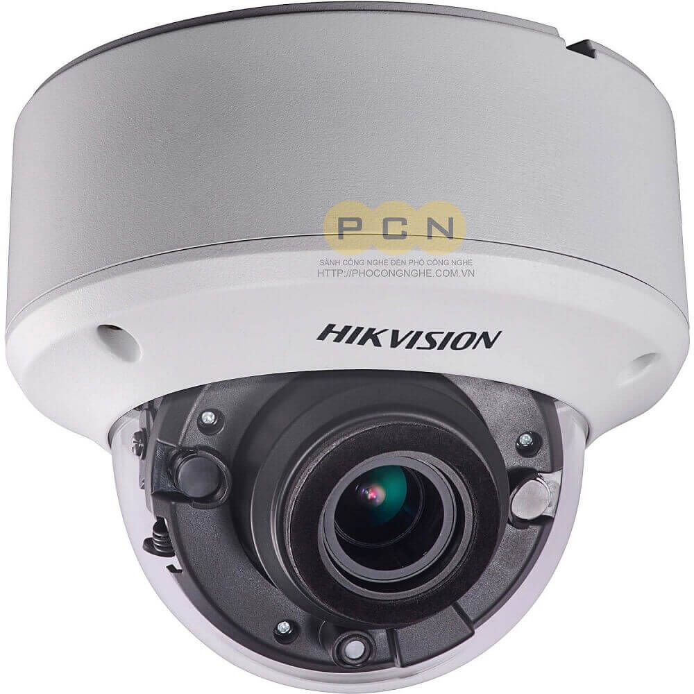 Camera HD-TVI 5MP HIKvision DS-2CE5AH0T-VPIT3ZF bán cầu hồng ngoại 40M