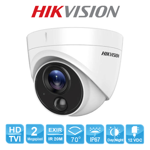 Camera HD-TVI 2MP HIKvision DS-2CE71D0T-PIRL bán cầu hồng ngoại 20M