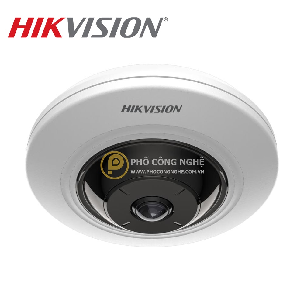 Camera IP Fisheye AcuSense 5MP Hikvision DS-2CD3956G2-ISU