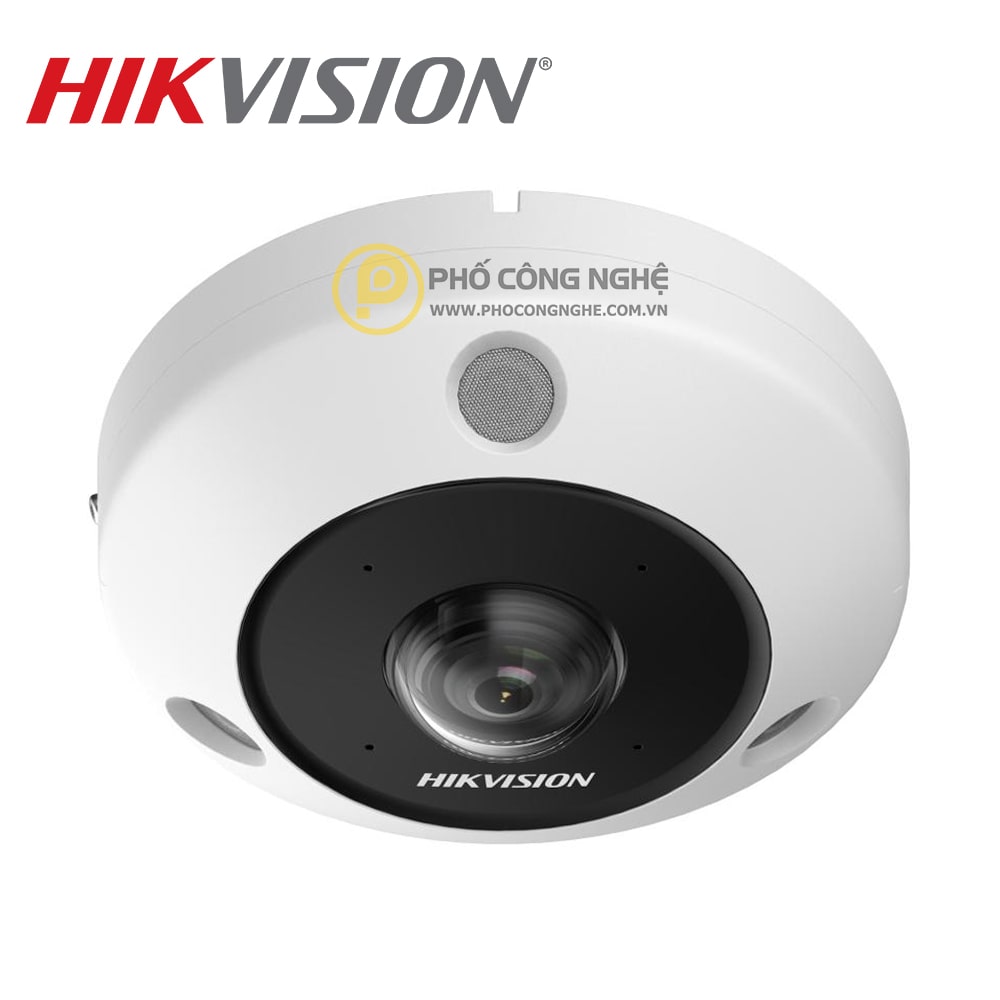 Camera IP Fisheye DeepinView 12MP Hikvision DS-2CD63C5G1-IVS