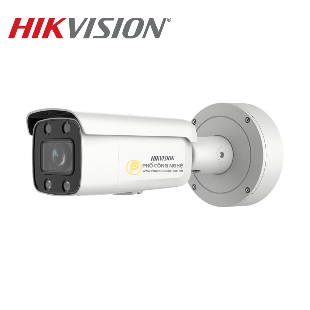 Camera IP thân trụ ColorVu 4MP Hikvision DS-2CD3647G2-LZS