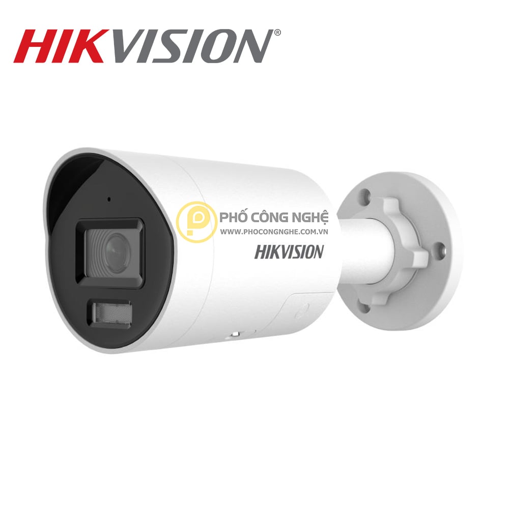 Camera IP thân trụ AcuSense 4MP Hikvision DS-2CD3046G2-IU/SL