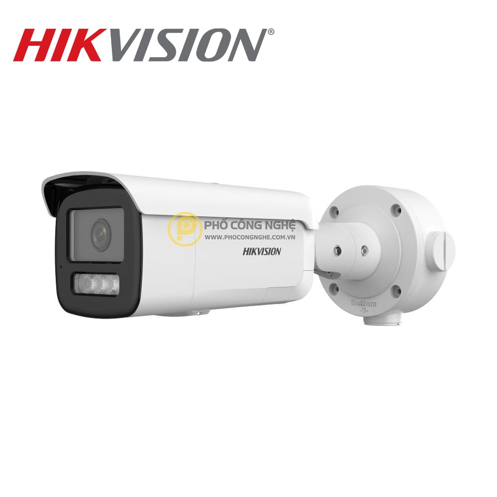 Camera IP thân trụ AcuSense 4MP Hikvision DS-2CD3T46G2-ISU/SL