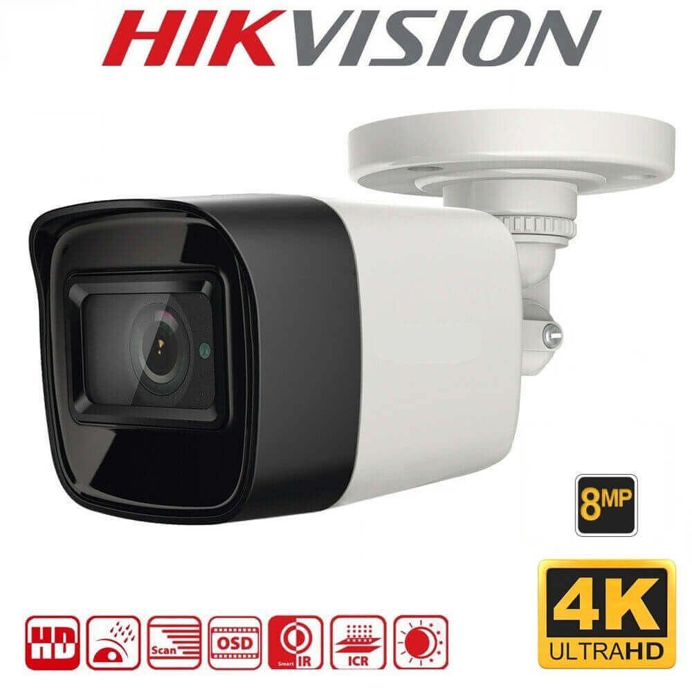 Camera HDTVI Bullet 8MP Hikvision DS-2CE16U1T-ITF