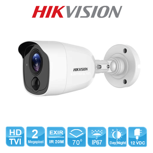 Camera HD-TVI 5MP HIKvision DS-2CE11H0T-PIRL thân trụ hồng ngoại 20M