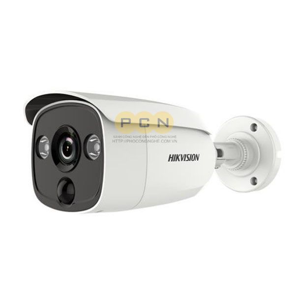 Camera HD-TVI 2MP HIKvision DS-2CE12DFT-F thân trụ có màu 24/24