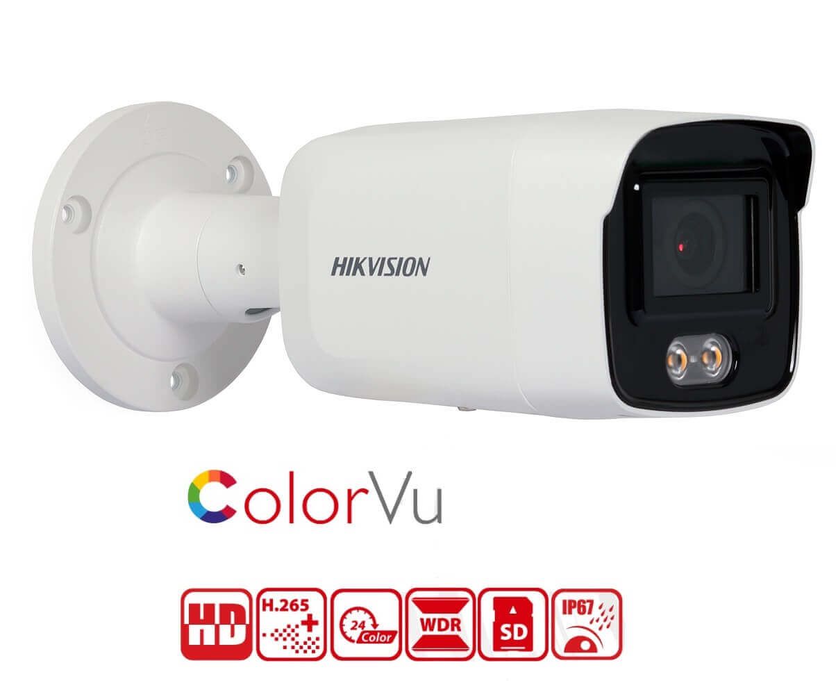 Camera IP ColorVu thân trụ 2MP HIKvision DS-2CD2027G1-L