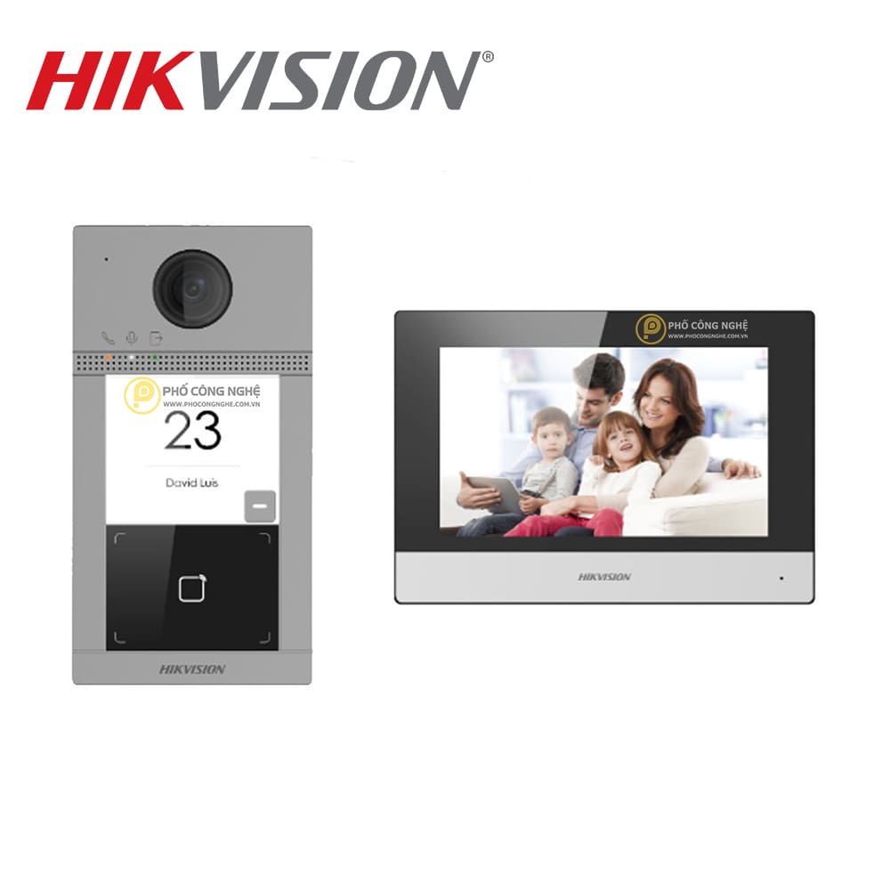 Bộ Kit chuông hình IP Hikvision DS-KIS604-P(C)