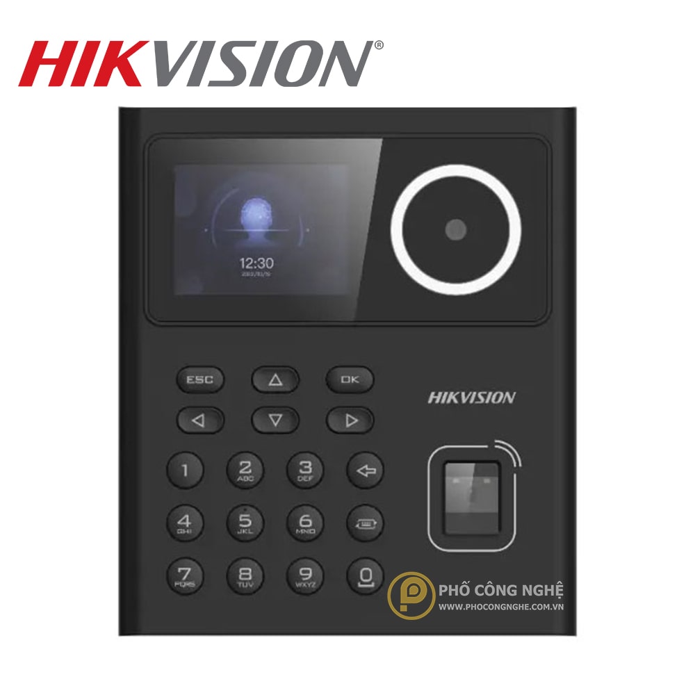 Máy chấm công khuôn mặt Hikvision DS-K1T320MFWX-B