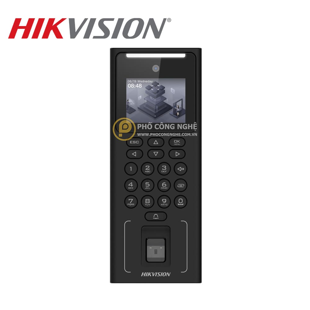 Máy chấm công khuôn mặt Hikvision DS-K1T321MFWX-B