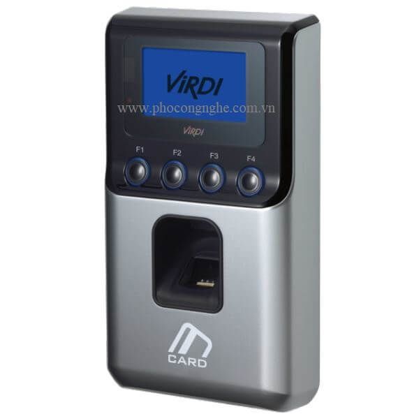 Máy chấm công và kiểm soát vào ra bằng vân tay VIRDI AC 2100H