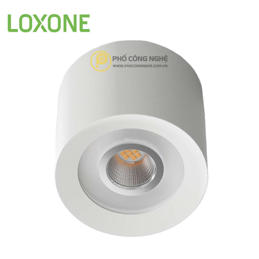 Đèn LED RGBW ốp trần màu trắng Loxone 100505