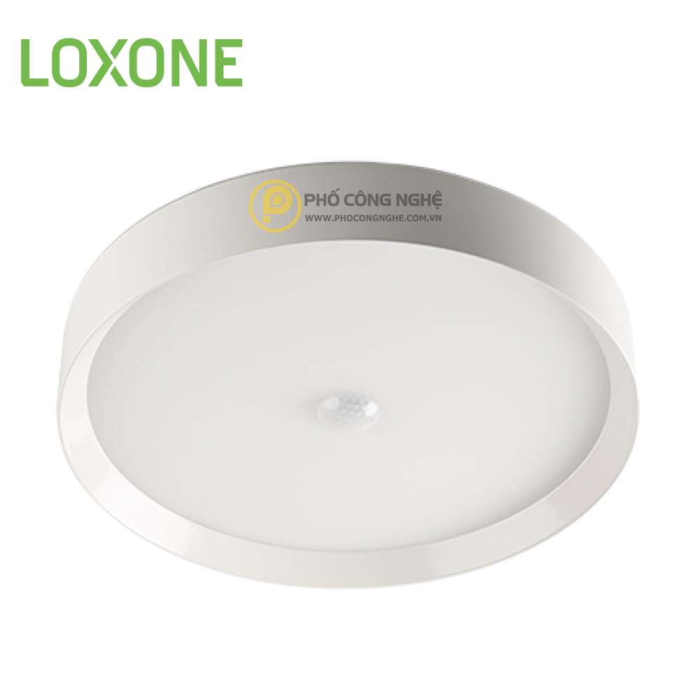 Đèn LED ốp trần cảm ứng màu trắng Loxone 100288