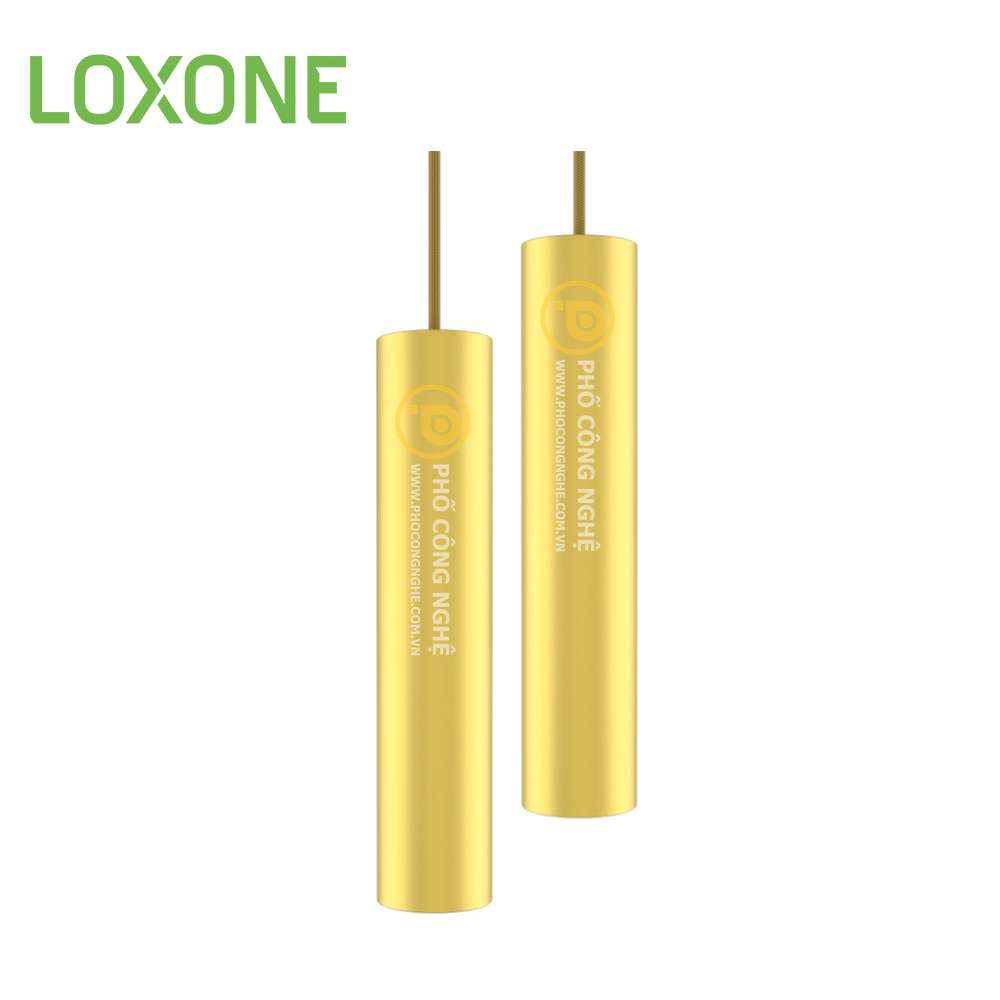 Đèn LED treo con lắc màu vàng Loxone 100492