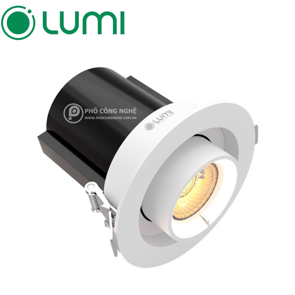 Đèn LED Spotlight âm trần 10W, xoay góc Lumi LM-SR10-75