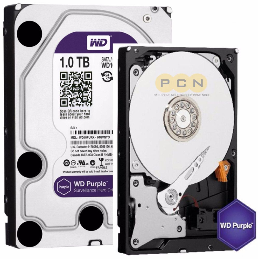 Ổ cứng lưu trữ 1TB Western Purple WD10PURX