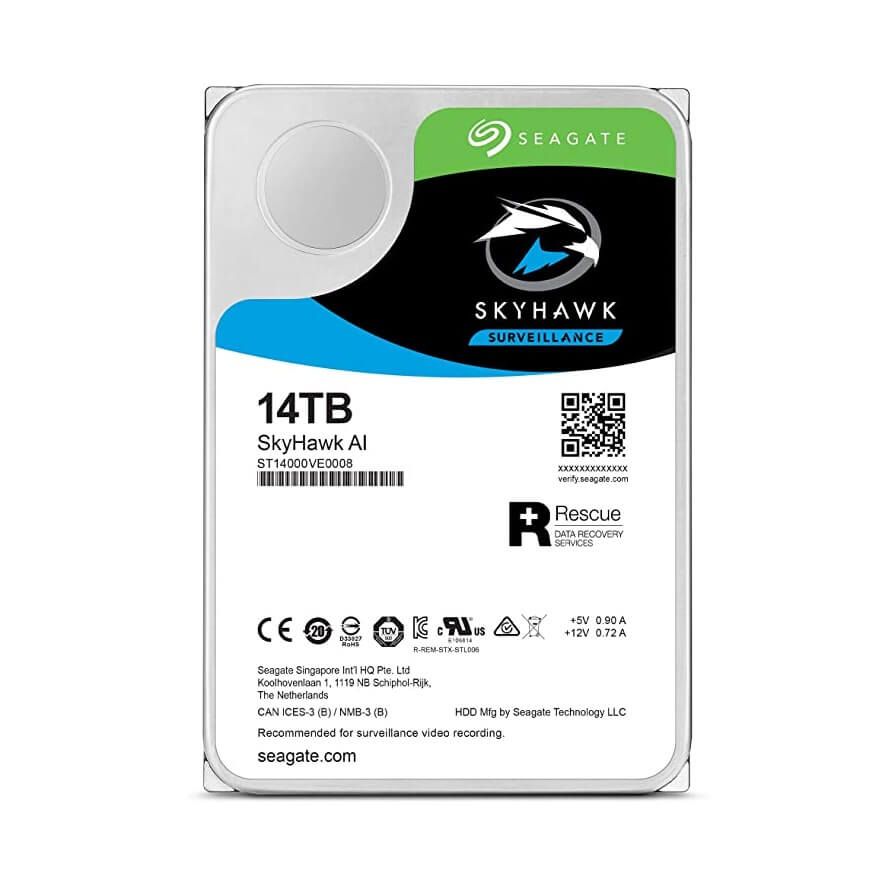 Ổ cứng lưu trữ 14TB Seagate Skyhawk ST14000VE0008