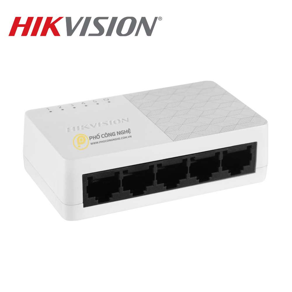 Switch mạng 5 cổng Hikvision DS-3E0105D-O