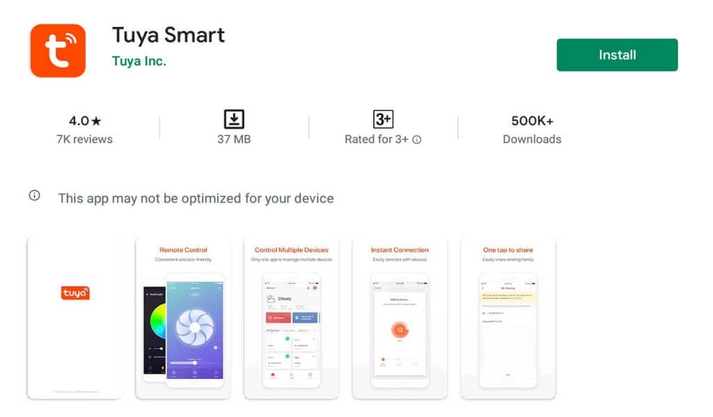 Ứng dụng Tuya Smart