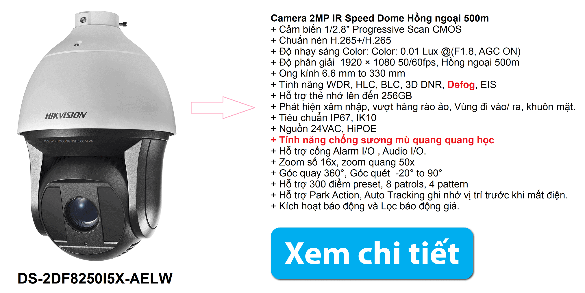 Camera HIKvision DS-2DF8250I5X-AELW