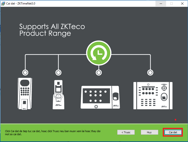 Hướng dẫn cài đặt phần mềm chấm công ZKTime net 3.0
