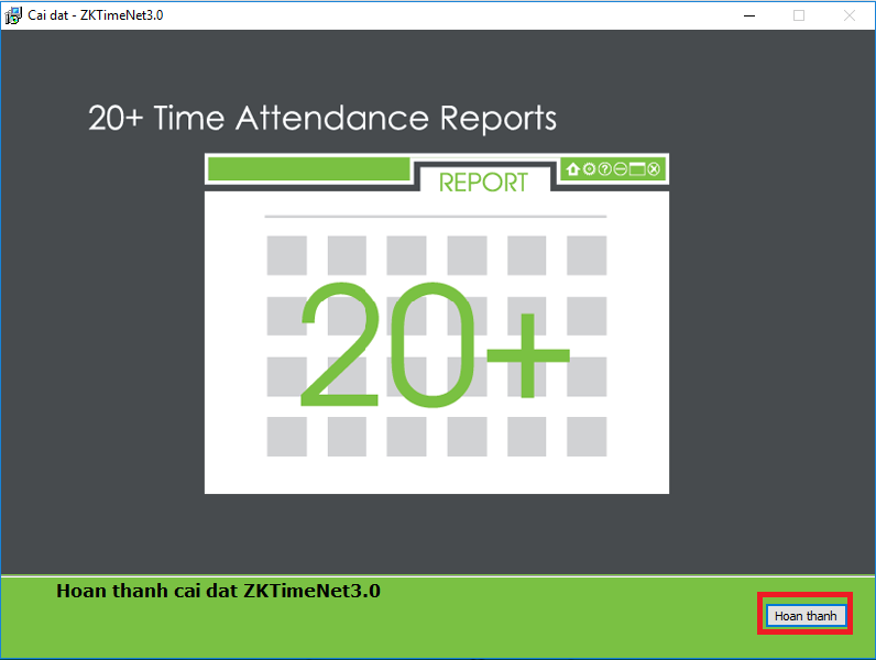 Hướng dẫn cài đặt phần mềm chấm công ZKTime net 3.0