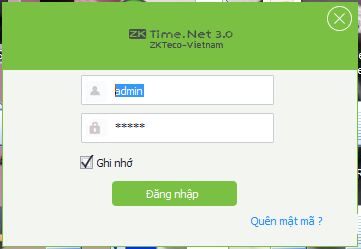 Hướng dẫn sử dụng phần mềm ZKTime net 3.0