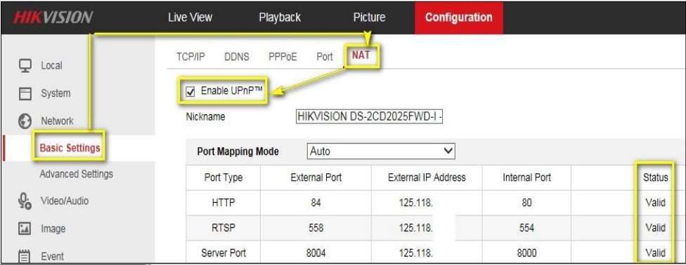 Cách mở port cho camera Hikvision trên Router