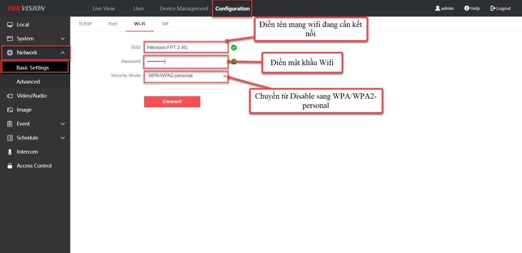 Hướng Dẫn Thiết Lập Wifi Cho Chuông Cửa Hikvision Trên IVMS-4200