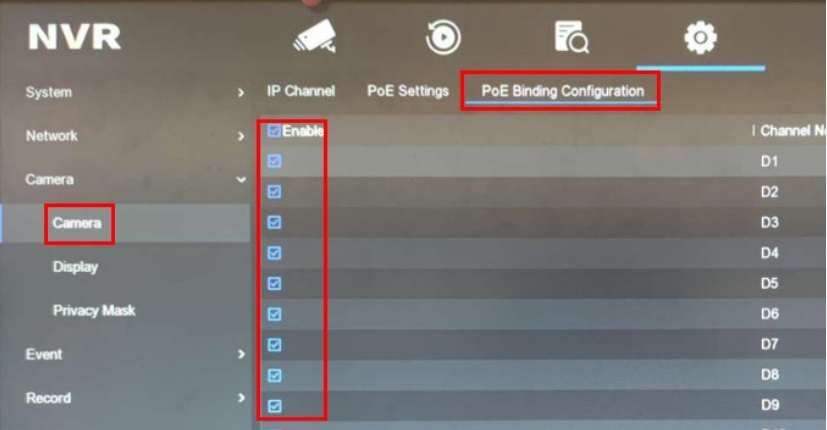 Cách bật và tắt chức năng PoE trên NVR Hikvision