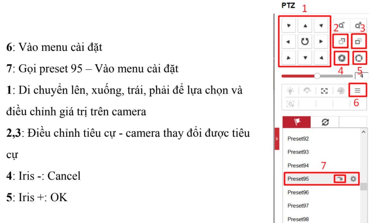 Thiết lập OSD menu