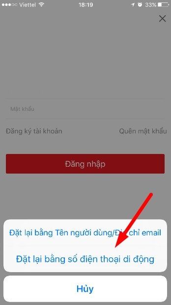 Khôi phục mật khẩu qua phần mềm Hik-Connect trên smartphone