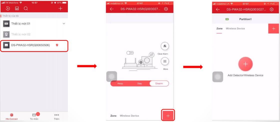 Hướng dẫn cài đặt bộ KIT báo động Hikvision DS-PWA32-KST trên ứng dụng Hik-Connect