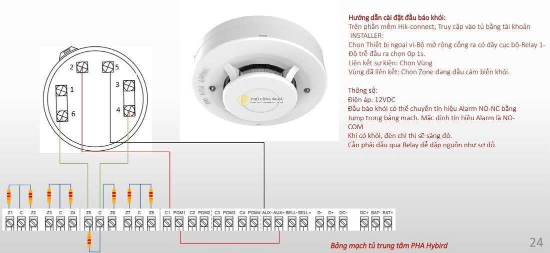 Cảm biến khói Hikvision DS-PDSMK-4