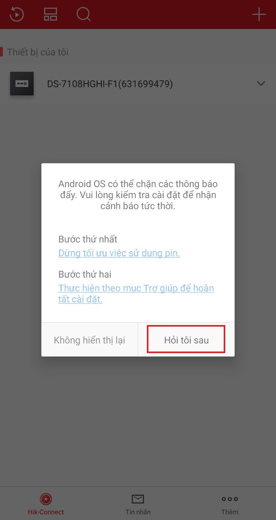 Hướng dẫn cài đặt xem camera HIKvision trên điện thoại