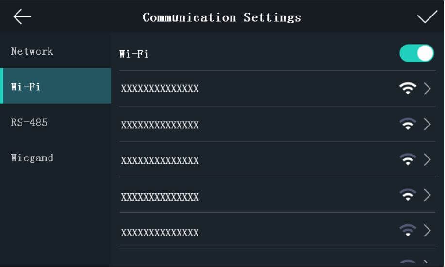 Cài đặt kết nối wifi